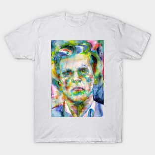 LUDWIG WITTGENSTEIN watercolor portrait .5 T-Shirt